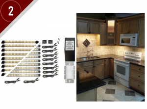 led lighting hardwire kitchen kit