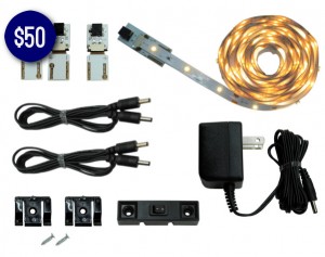 7 LED Lighting Kits for Under $79 - Cut and Connect Normal Bright 3 Meter Kit