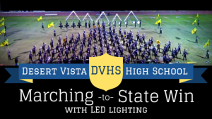 marching band LED show