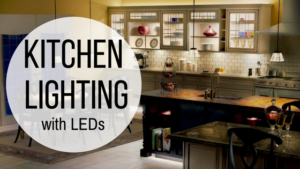 kitchen lighting with LEDs