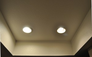 Feit Electric BR30 LED Bulb Installed in Ceiling Recessed Area